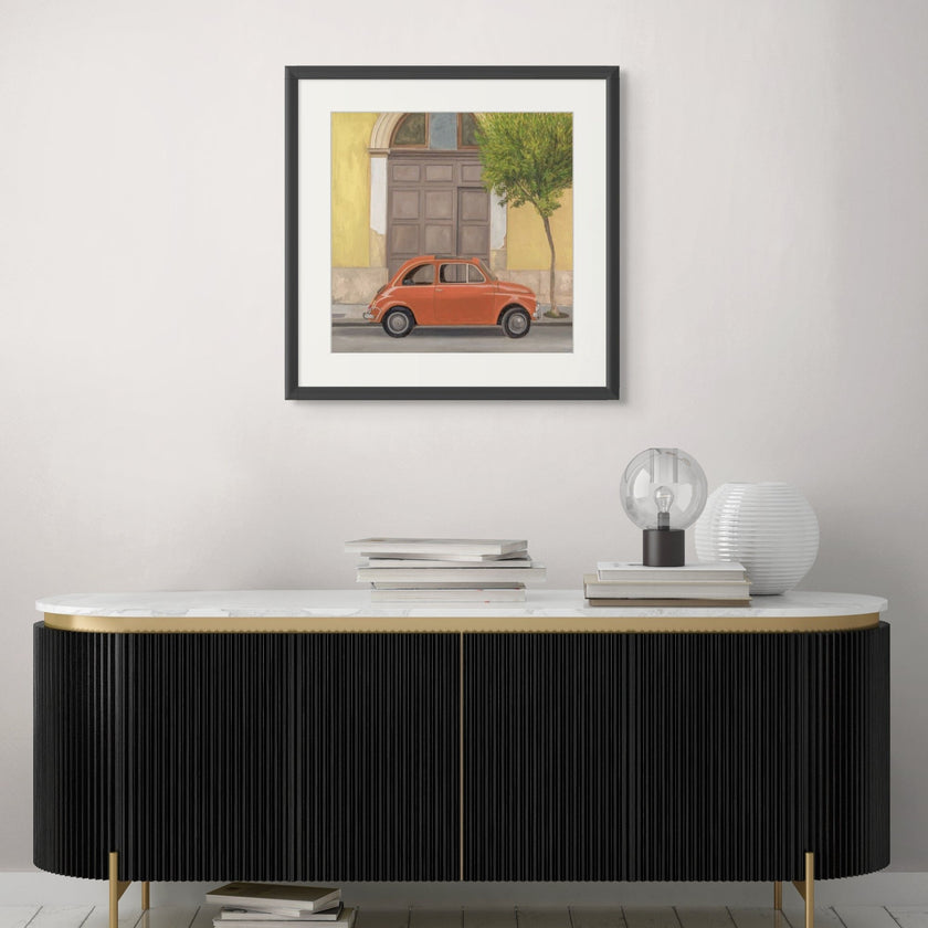 Print - Parked in Red