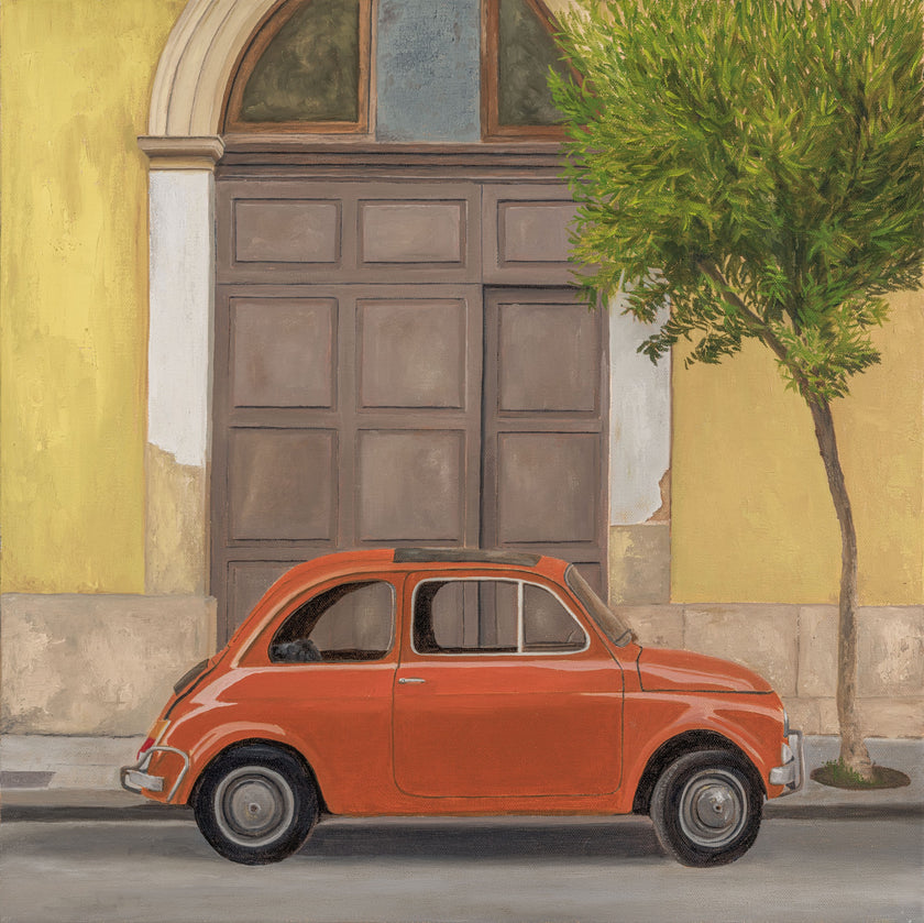 Print - Parked in Red